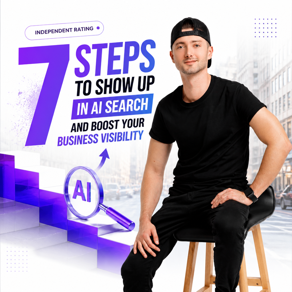 7 Steps to Show Up in AI Search and Boost Your Business Visibility 7 Steps to Show Up in AI Search and Boost Your Business Visibility