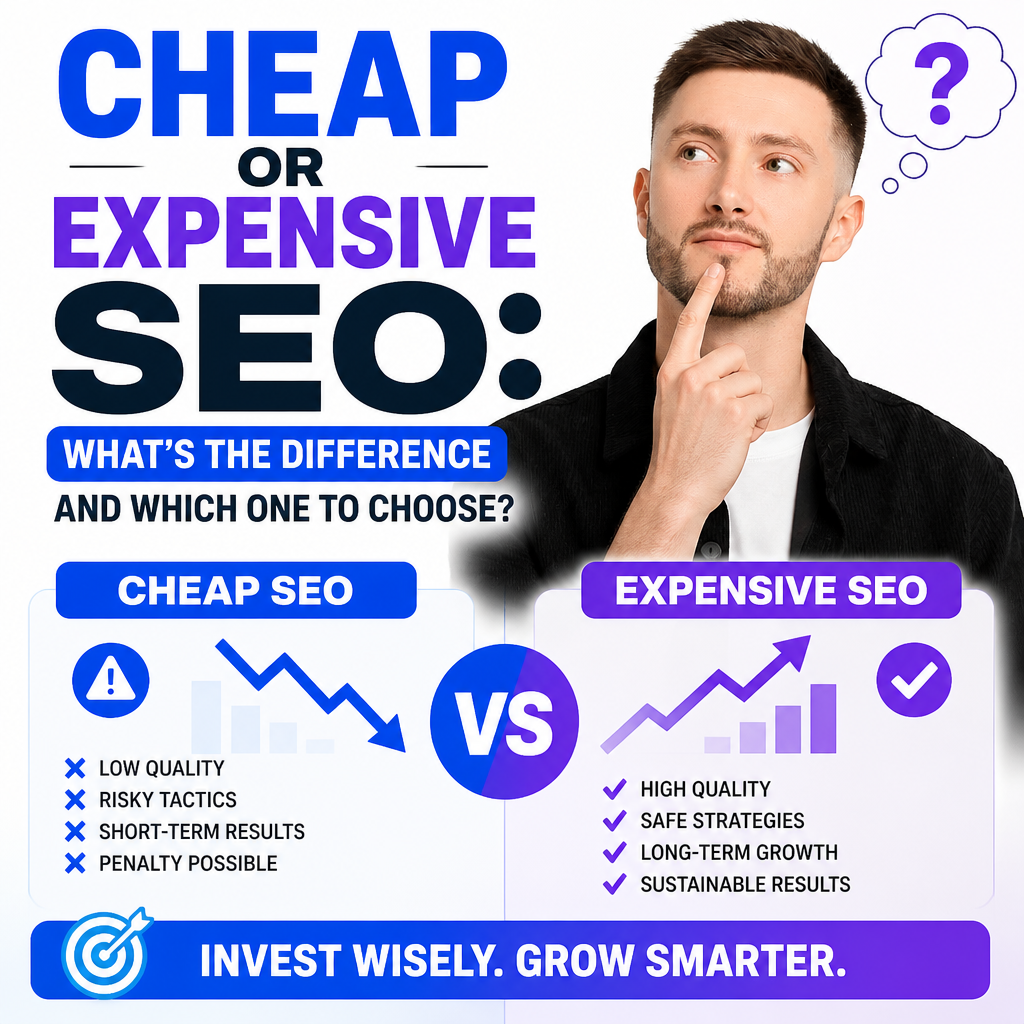 Cheap or Expensive SEO: What's the Difference and Which One to Choose?
