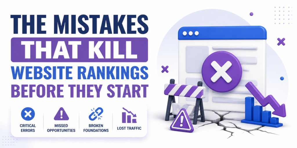 The Mistakes That Kill Rankings Before They Start The Mistakes That Kill Rankings Before They Start