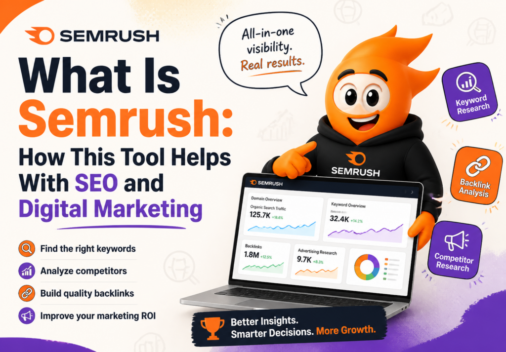 What Is Semrush: How This Tool Helps With SEO and Digital Marketing