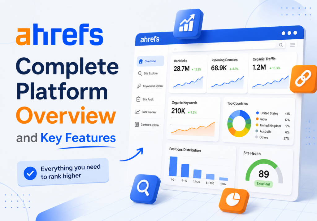 Ahrefs: Complete Platform Overview and Key Features Ahrefs: Complete Platform Overview and Key Features