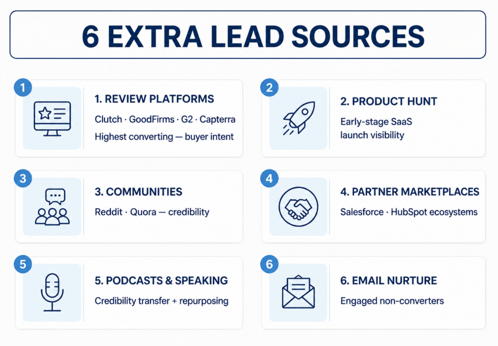 Additional Lead Sources Worth Building Into Your Strategy