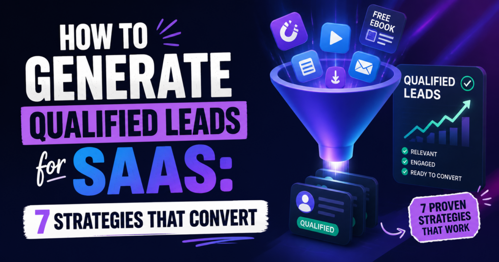 How to Generate Qualified Leads for SaaS: 7 Strategies That Convert