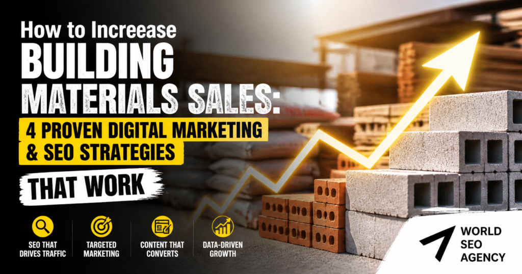 How to Increase Building Materials Sales: 9 Proven Digital Marketing & SEO Strategies That Work