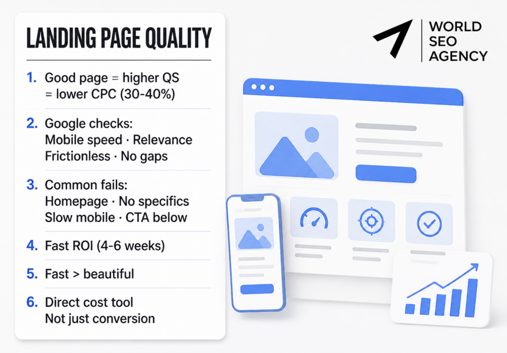 Landing Page Quality and Why It Affects What You Pay Per Click