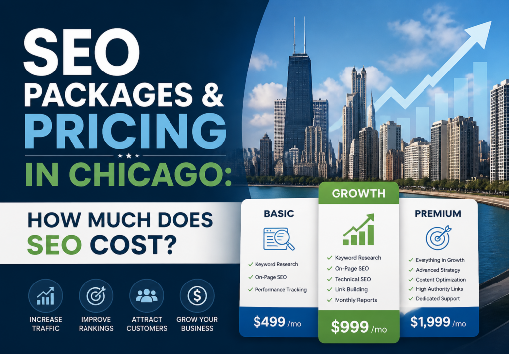 SEO Packages & Pricing in Chicago: How Much Does SEO Cost SEO Packages & Pricing in Chicago: How Much Does SEO Cost