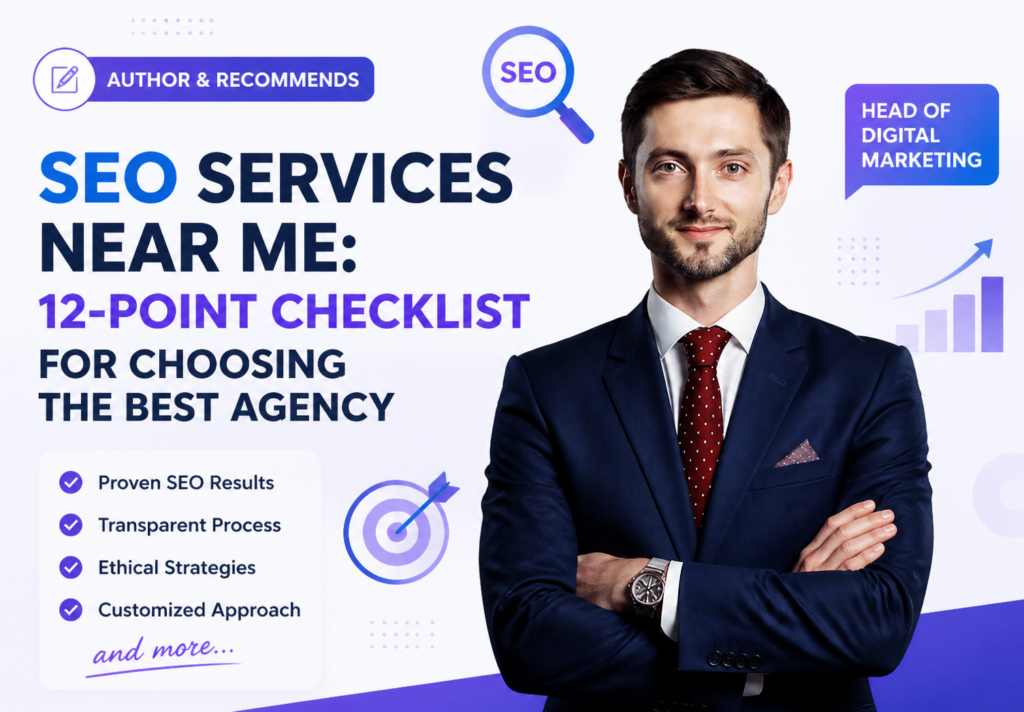 SEO Services Near Me: 12-Point Checklist for Choosing the Best Agency SEO Services Near Me: 12-Point Checklist for Choosing the Best Agency